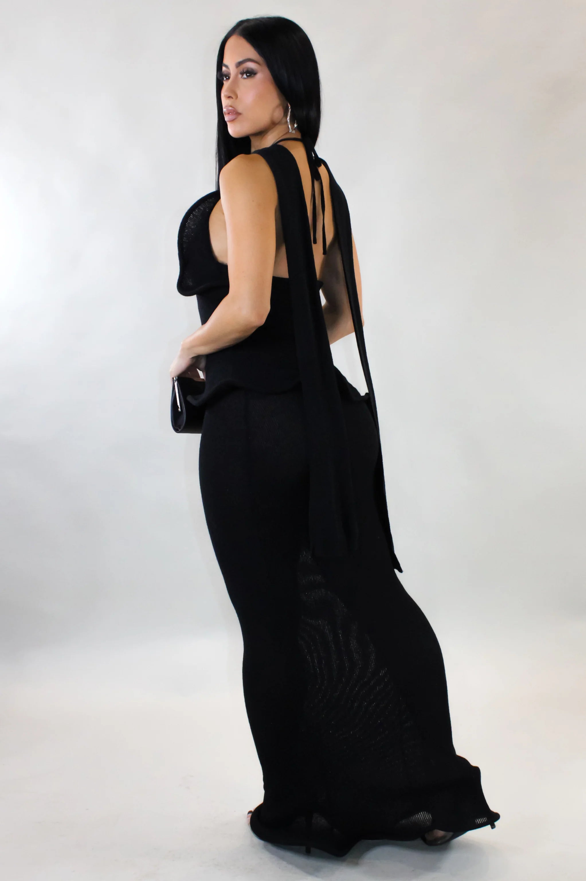 All About Love Maxi Dress- Black