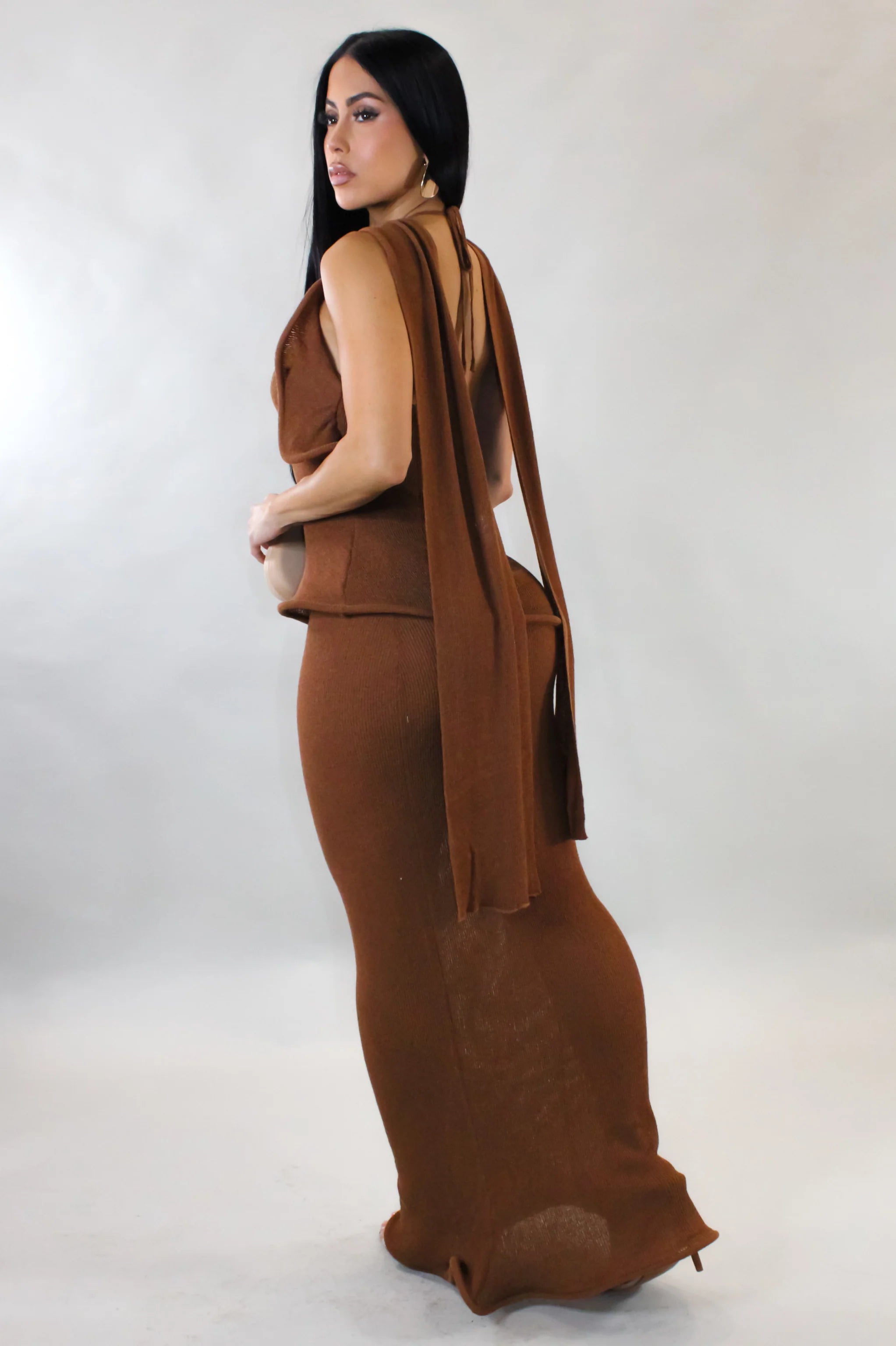 All About Love Maxi Dress- Brown