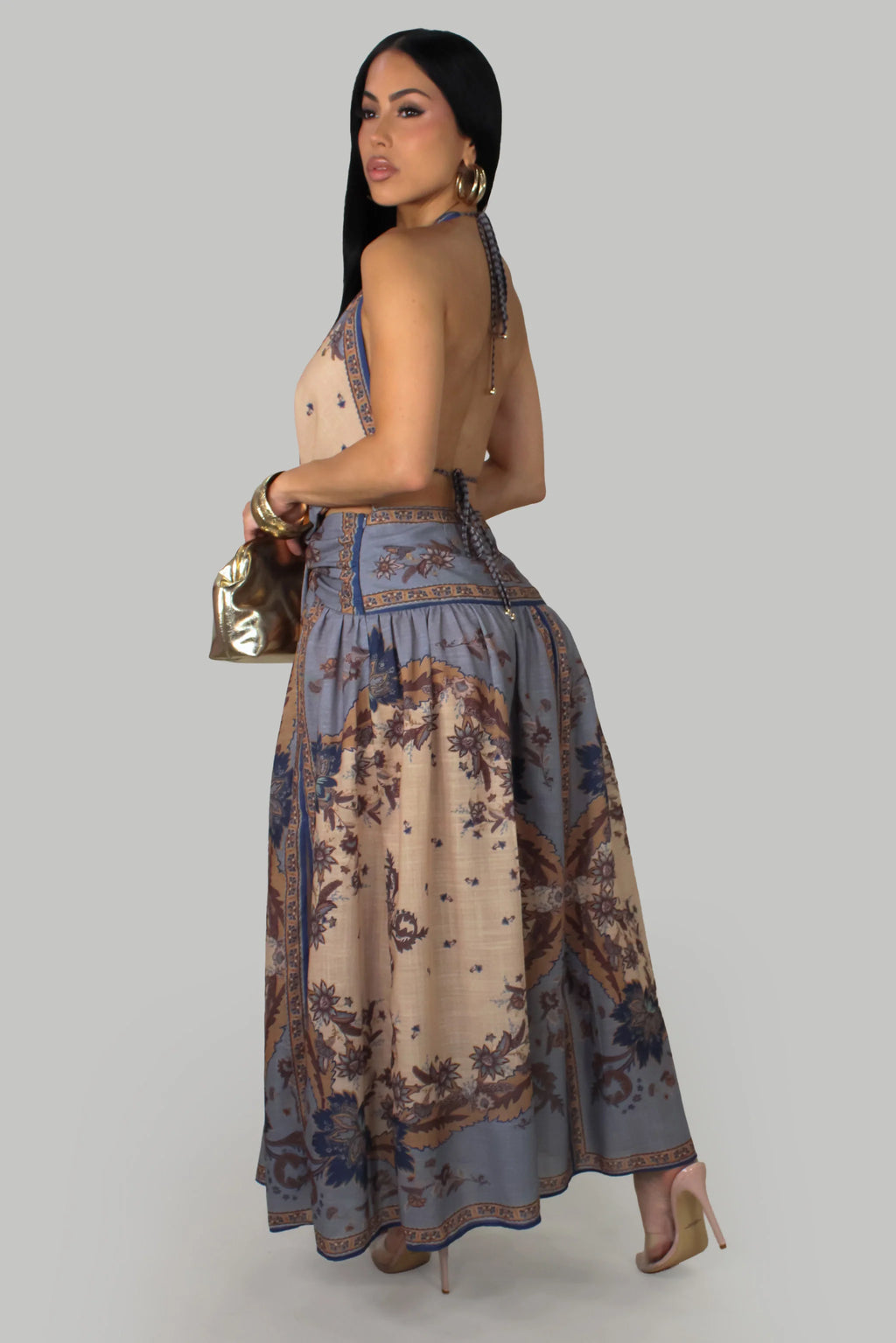 Desert Bloom Maxi Dress – Multi