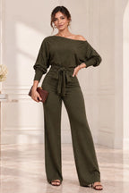 Dojo Style Jumpsuit - Olive