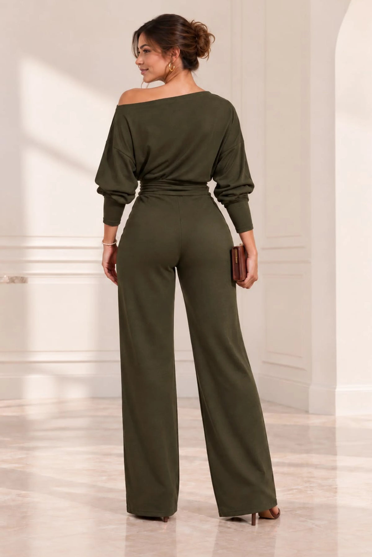 Dojo Style Jumpsuit - Olive