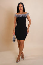 Don't Sugar Coat It Mini Dress - Black