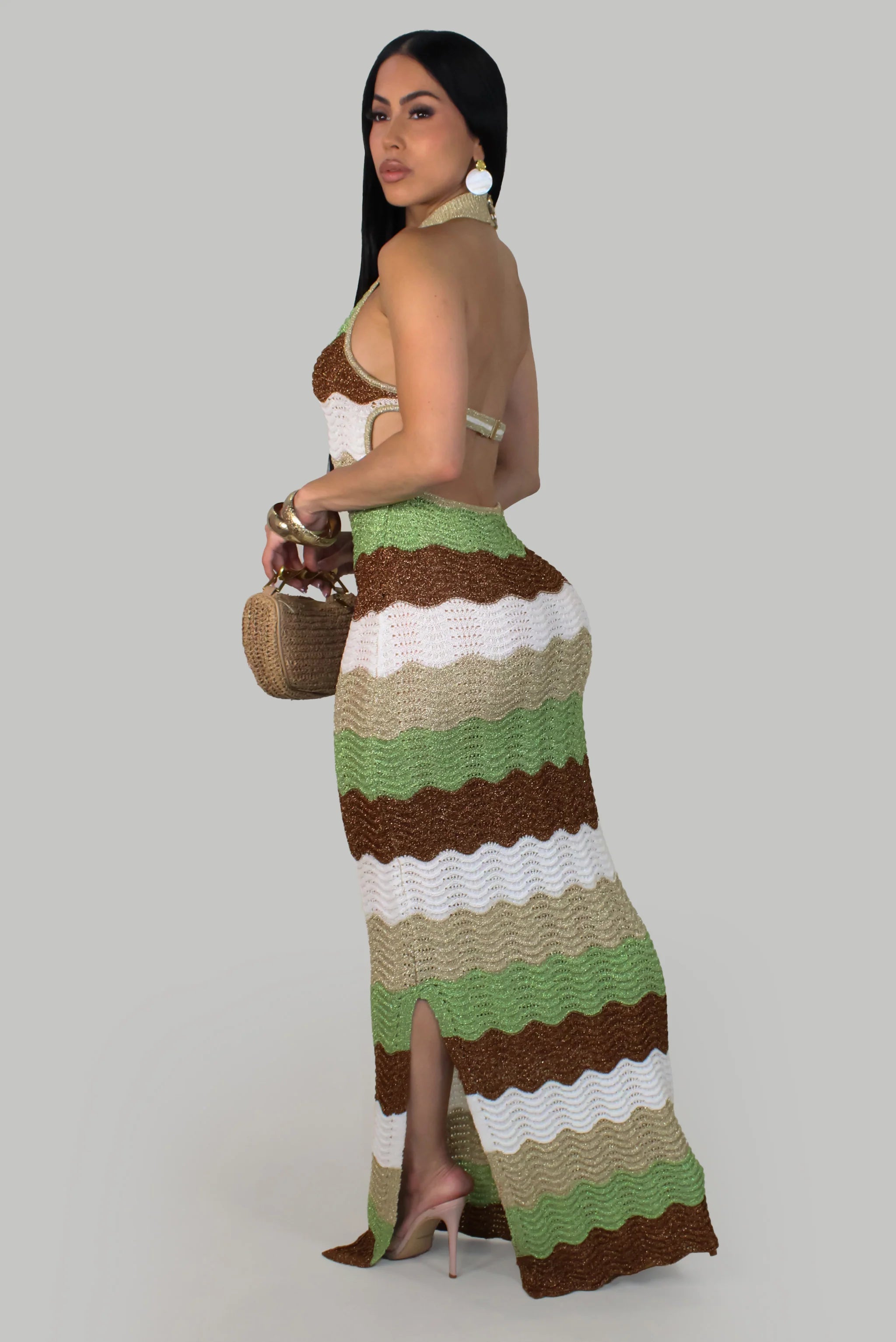 Emerald Island Maxi Dress – Multi
