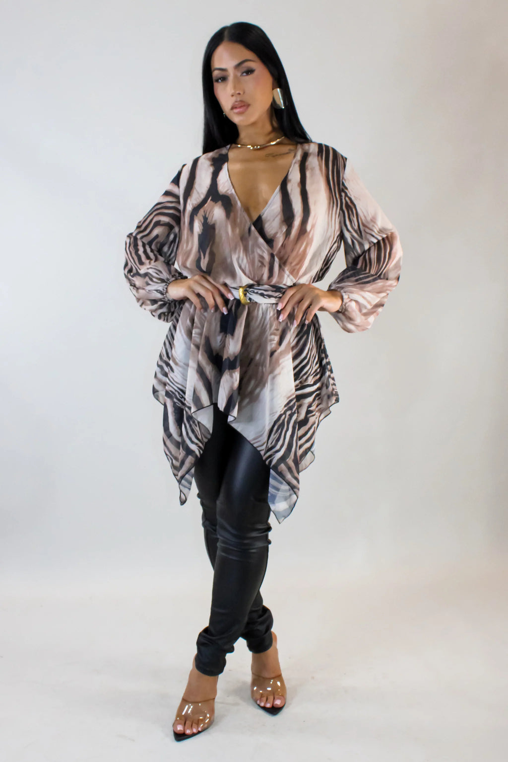 Good To Wait Top - Brown