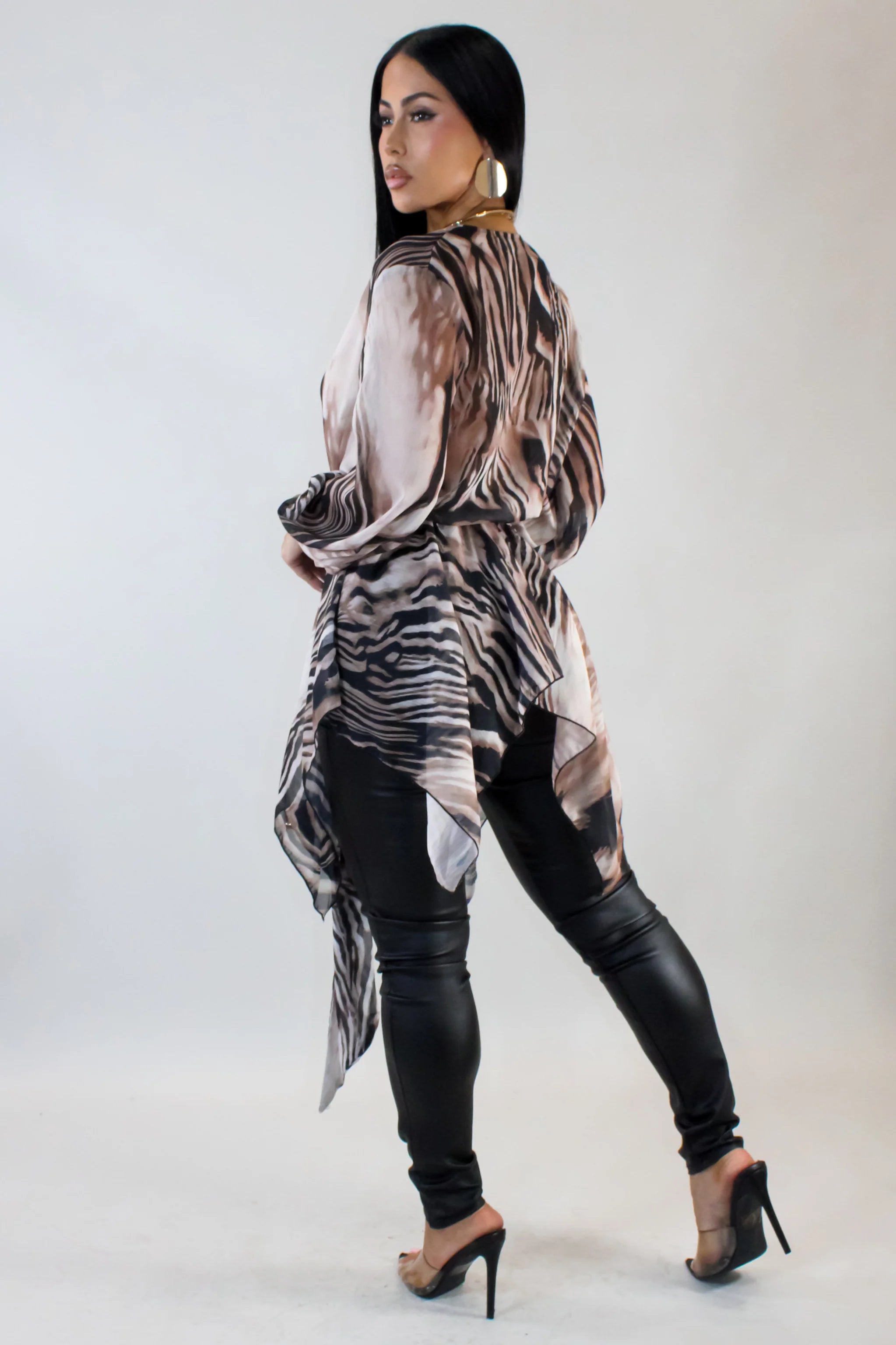 Good To Wait Top - Brown