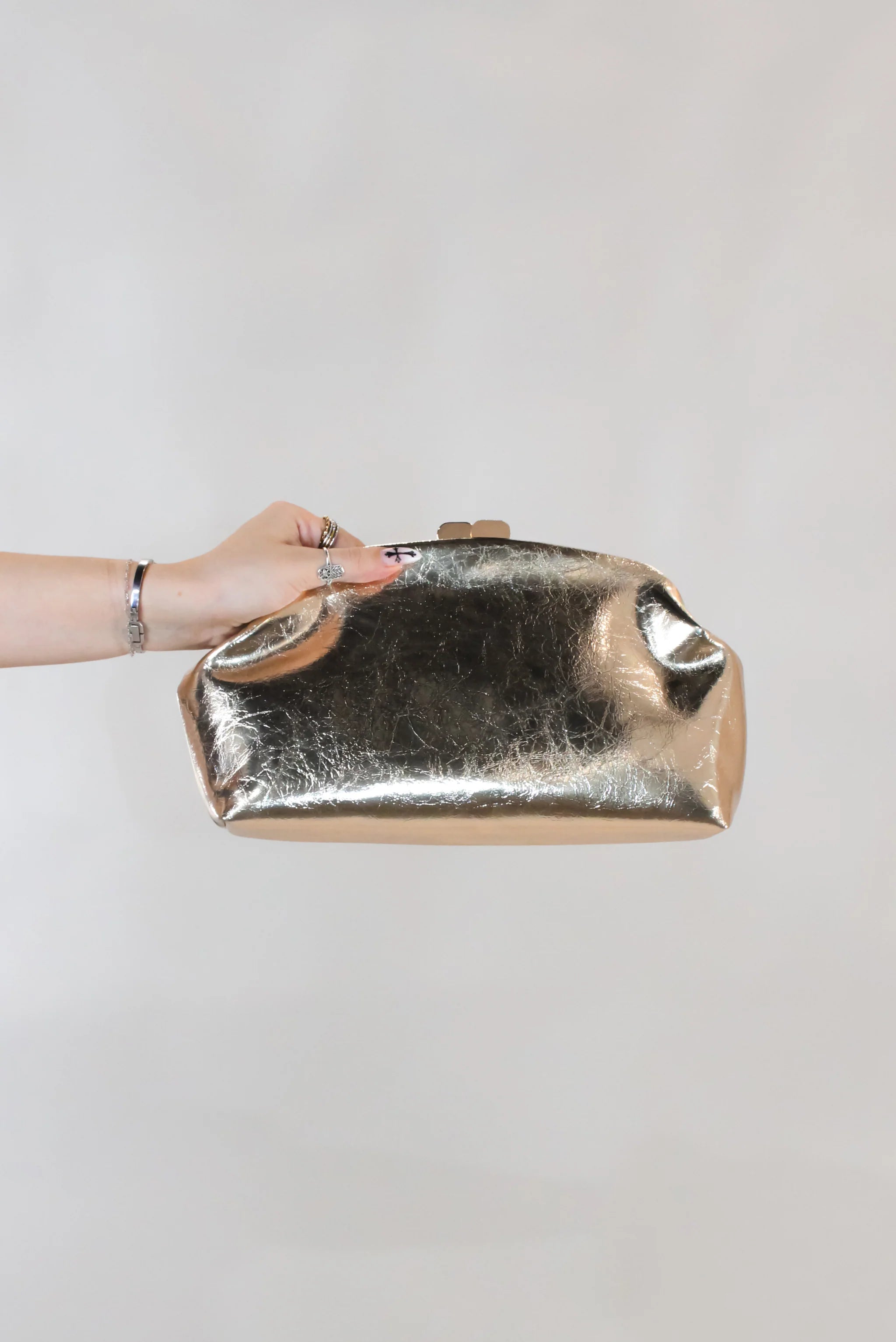 Hold Me Close Purse - Gold