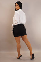 Falda Keep It Chic - Crema