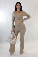 Conjunto de pantalón Keep It Moving - Beige