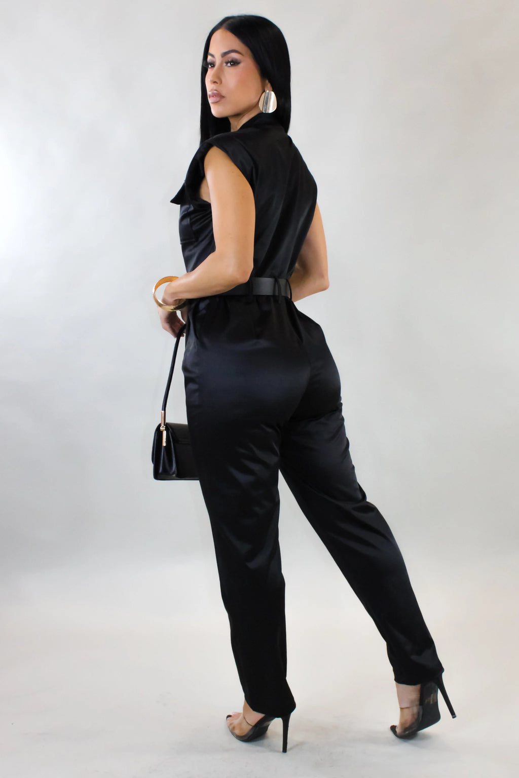 Keep Talkin' Jumpsuit - Black