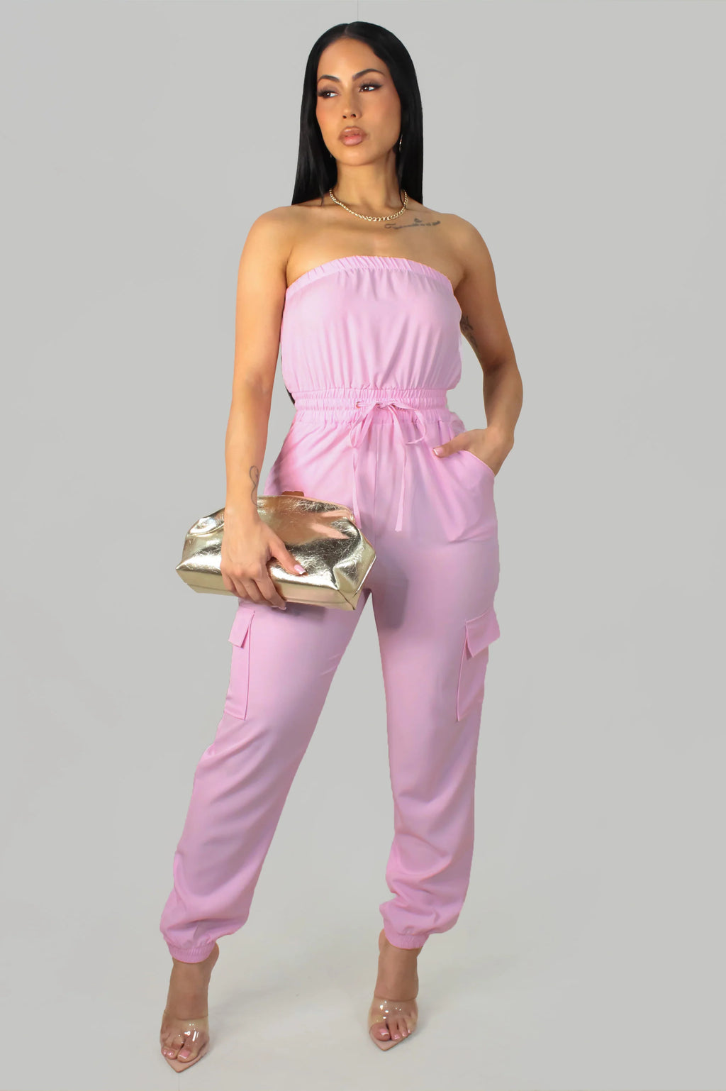 Nancy's Jumpsuit - Pink
