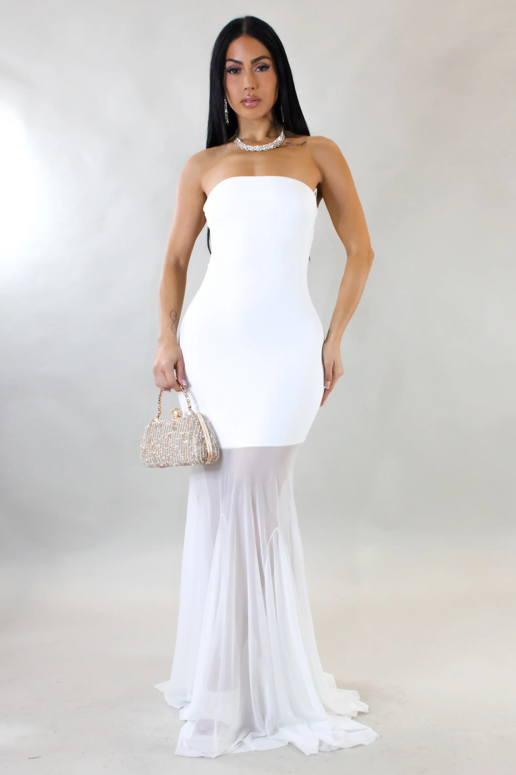 Never Chasing Maxi Dress - White