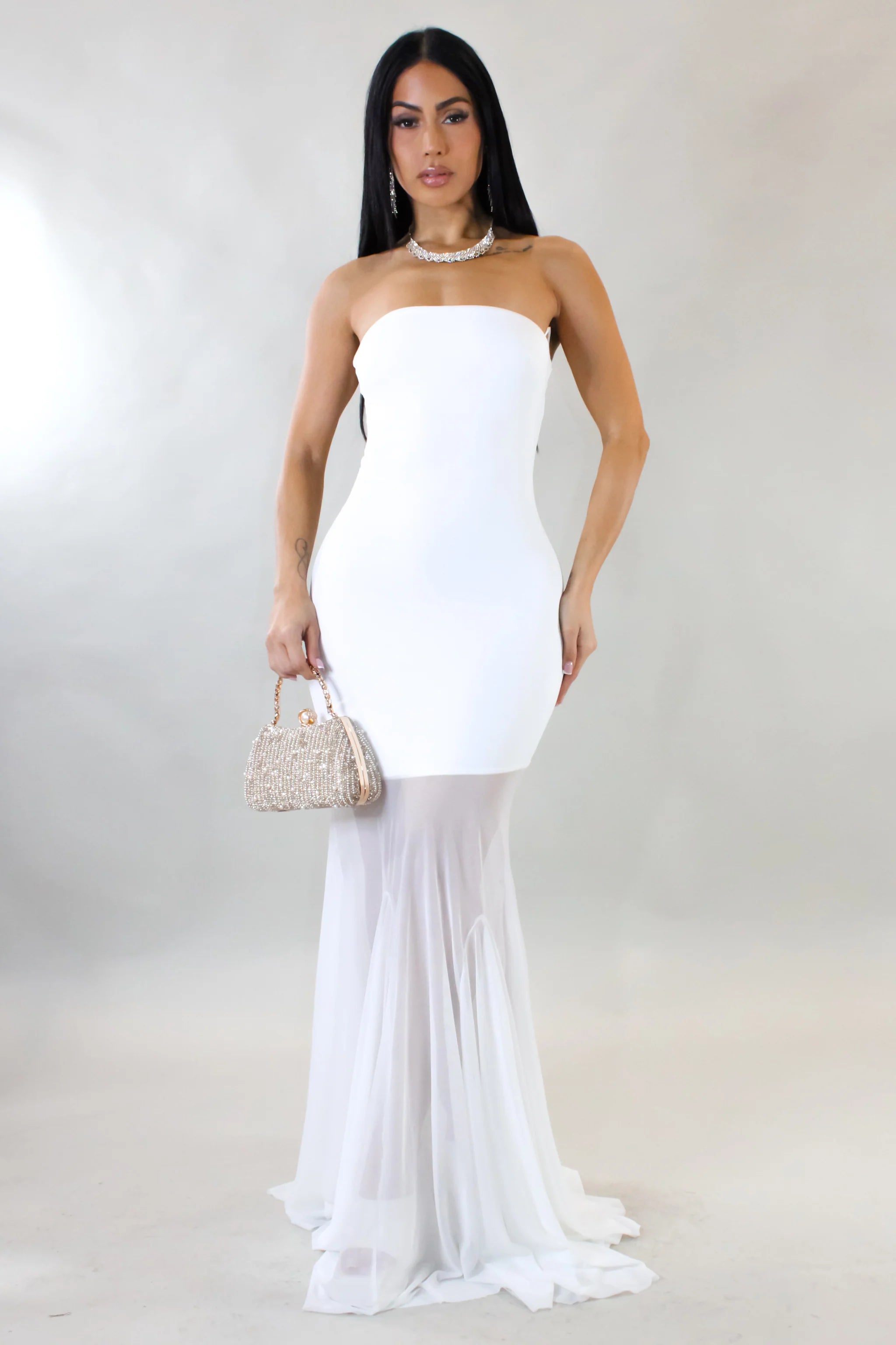 Never Chasing Maxi Dress - White