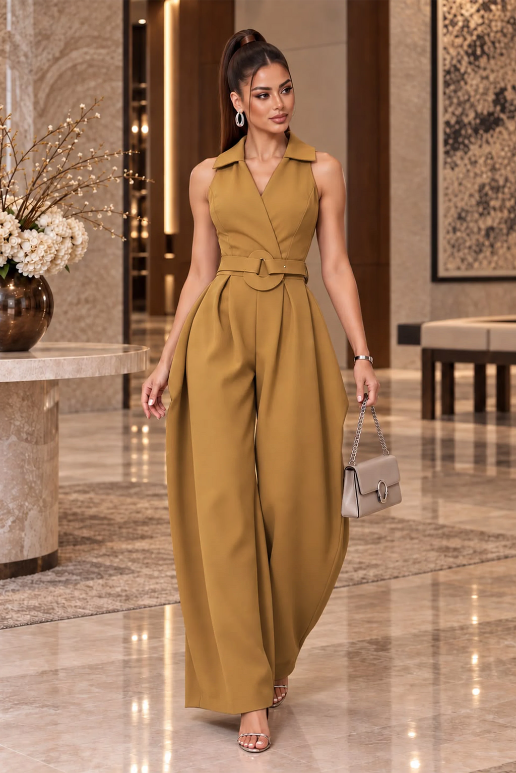 On My Terms II Jumpsuit - Khaki