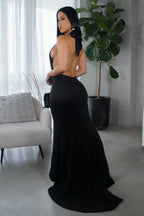 Posh Maxi Dress – Black