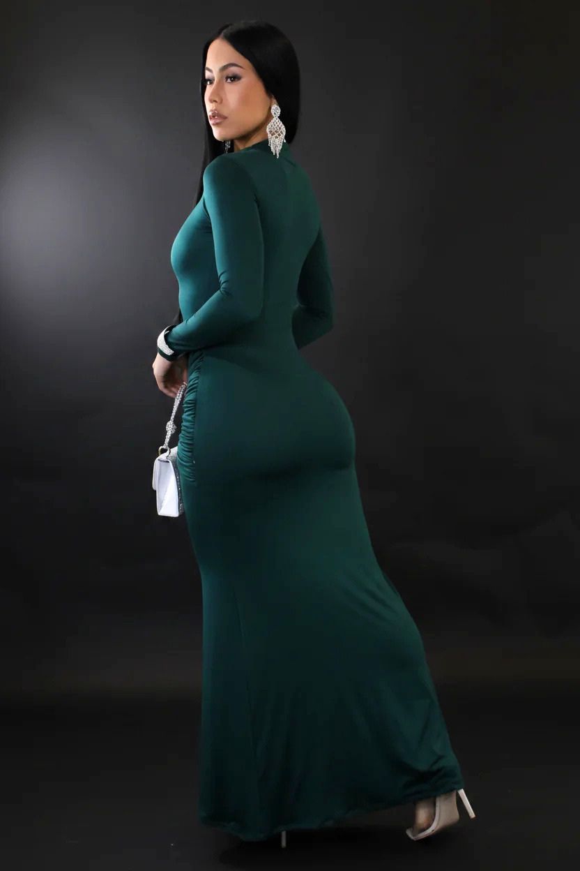 Pretty Girl Maxi Dress - Green