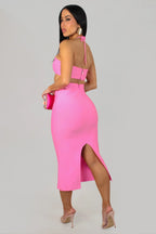 Sexy In Bloom Skirt Set – Pink