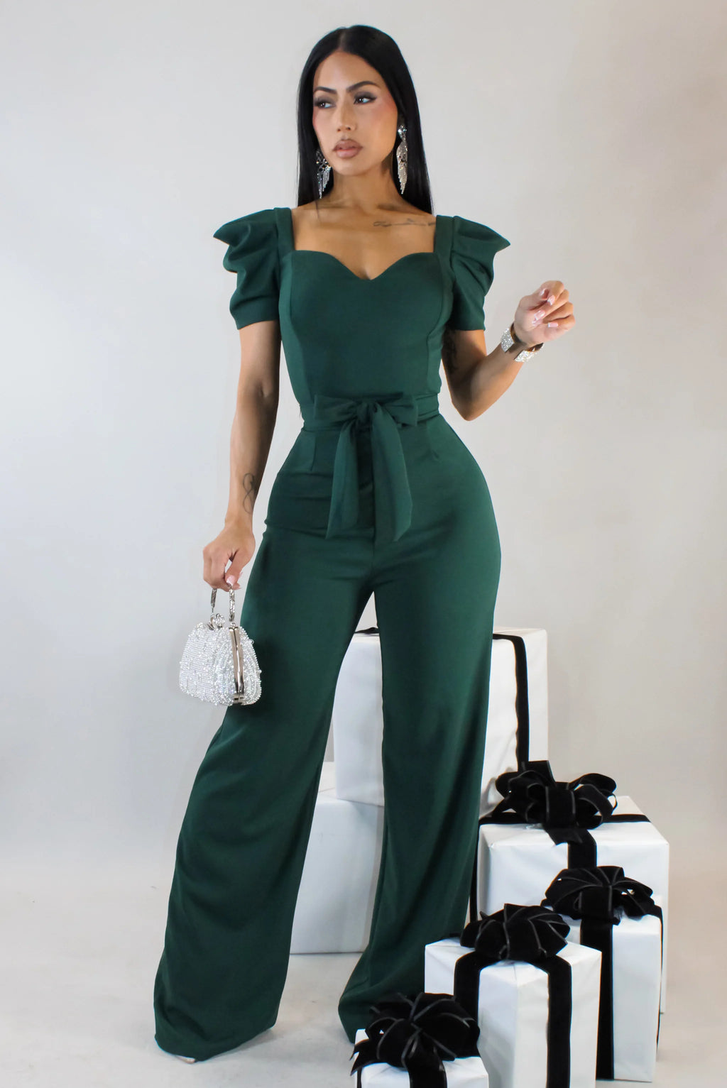 The Boss Jumpsuit - Green