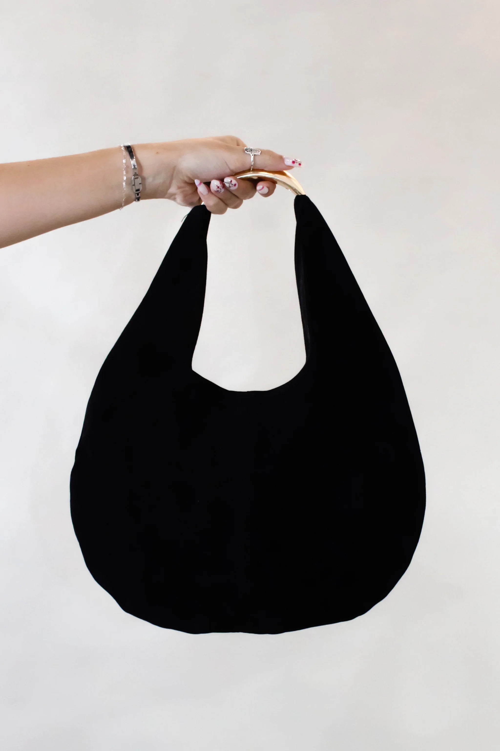 The Suede Purse - Black