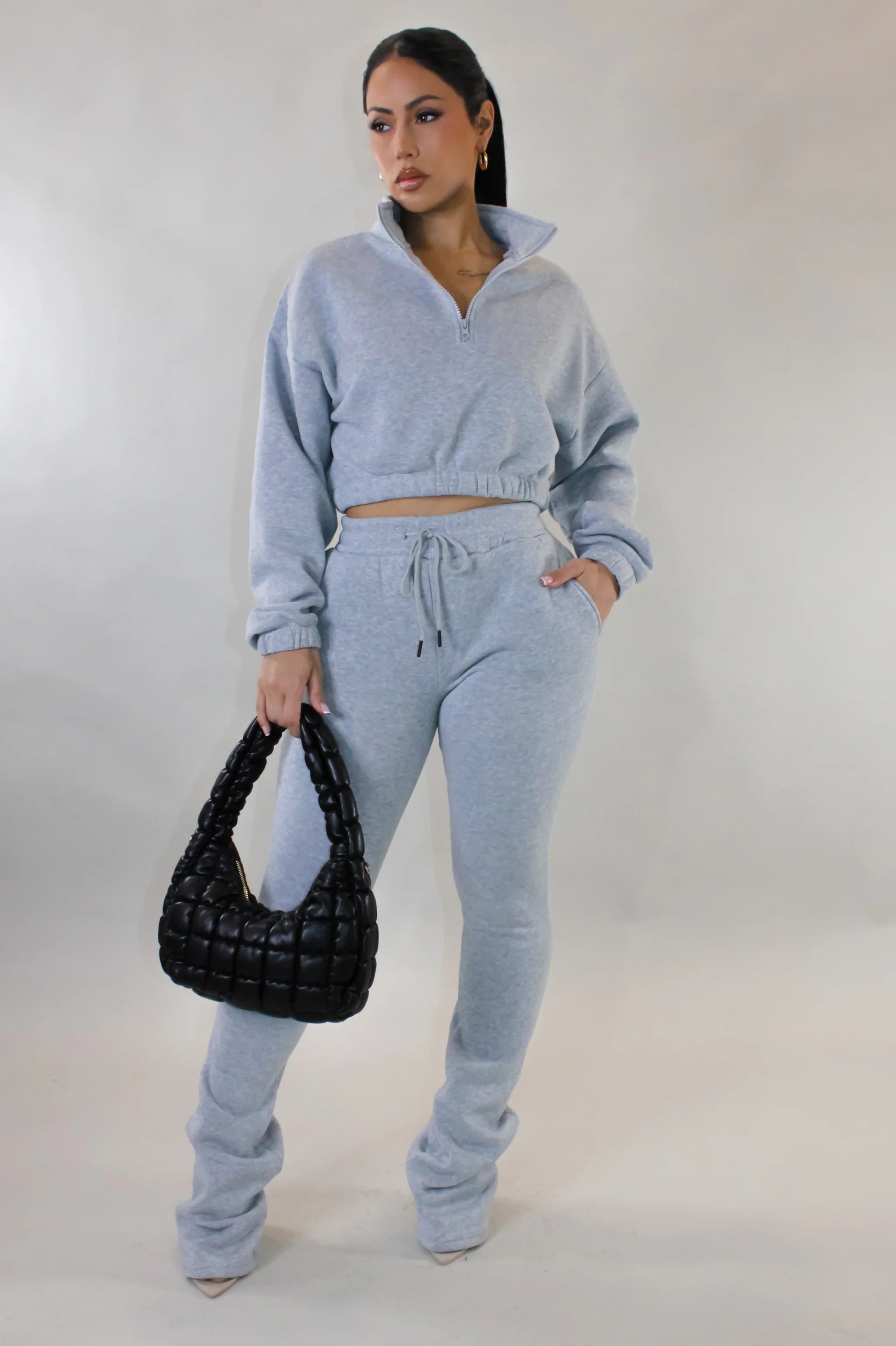 The Traveling Jogger Set - Grey