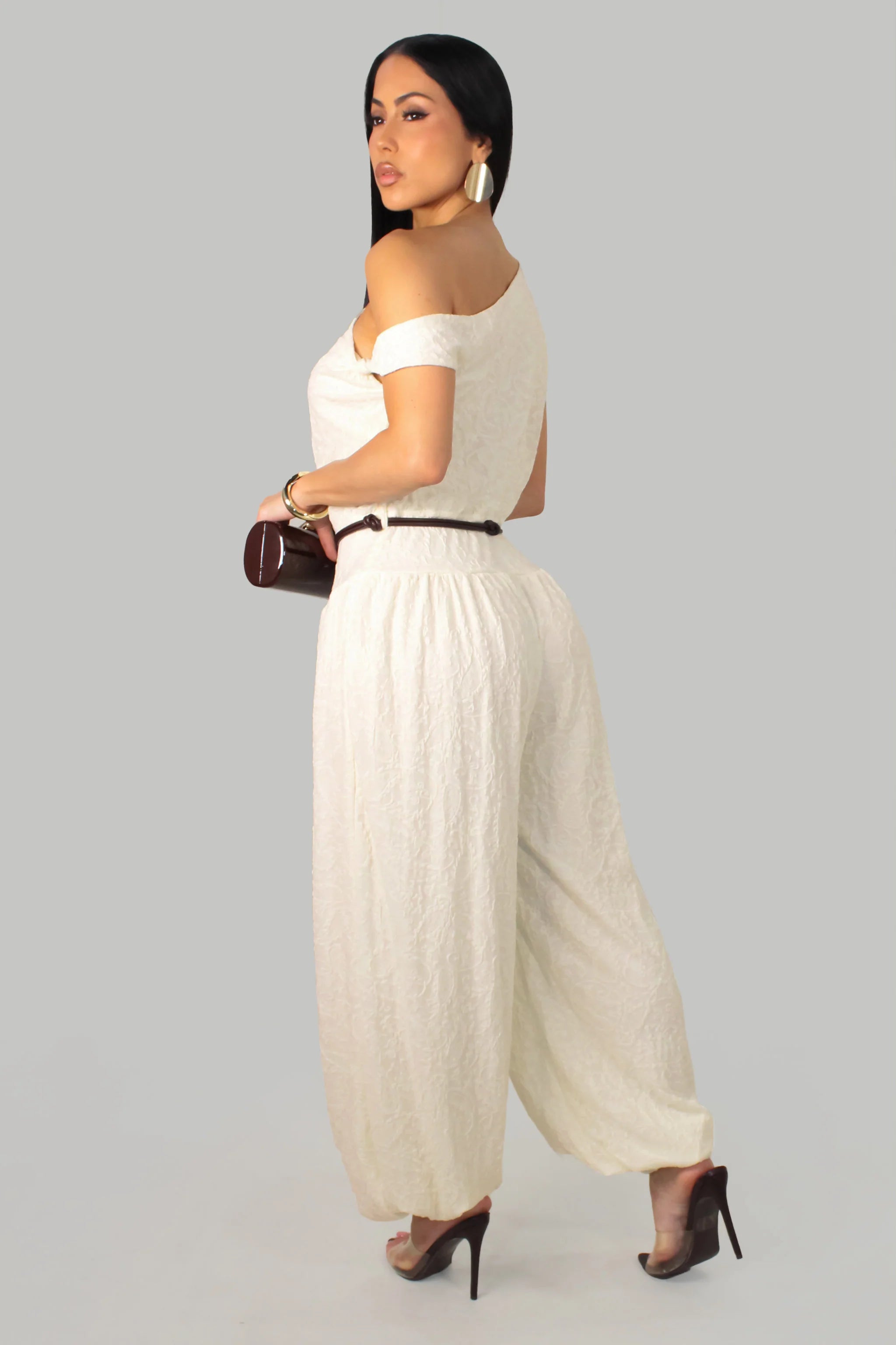 Unforgiven Jumpsuit – Ivory
