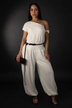 Unforgiven Jumpsuit – Ivory