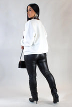 Waiting For You Sweater - White