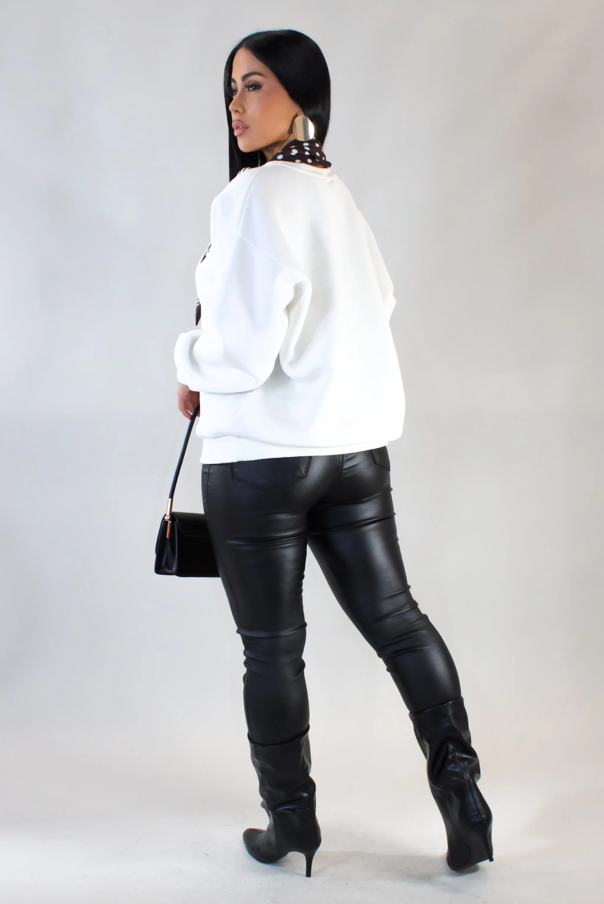 Waiting For You Sweater - White