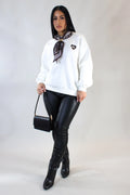 Waiting For You Sweater - White