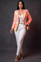 Sunset Plaid 2-Piece Set