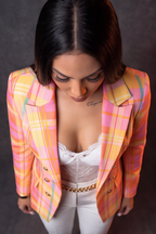 Sunset Plaid 2-Piece Set